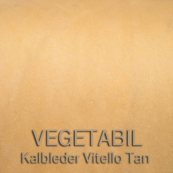 Vegetabil – Kalbleder Vitello Tan