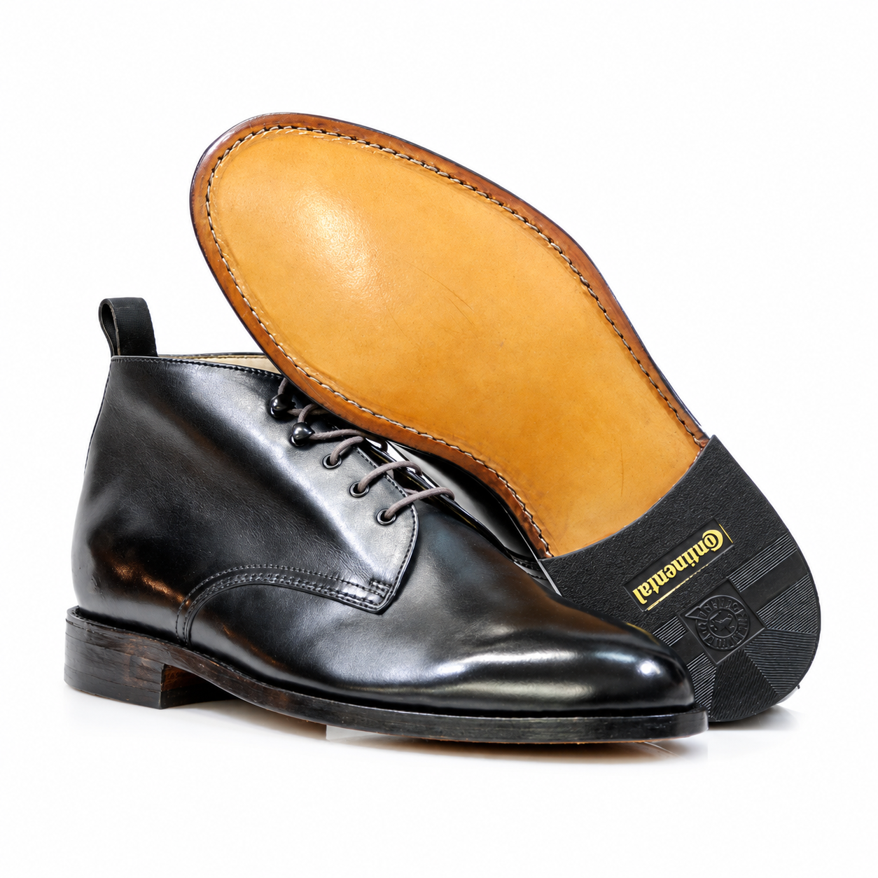 Rahmengenähte Schuhe neu besohlen – komplette Ledersohle