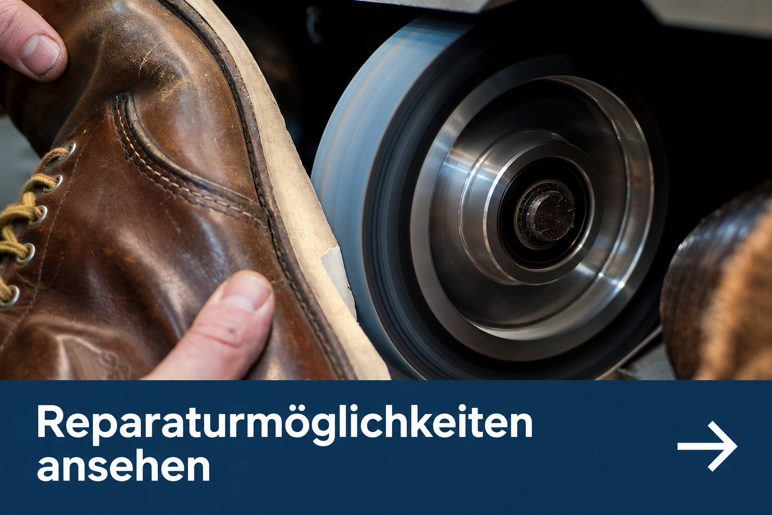Reparaturmöglichkeiten für Schuhe ansehen