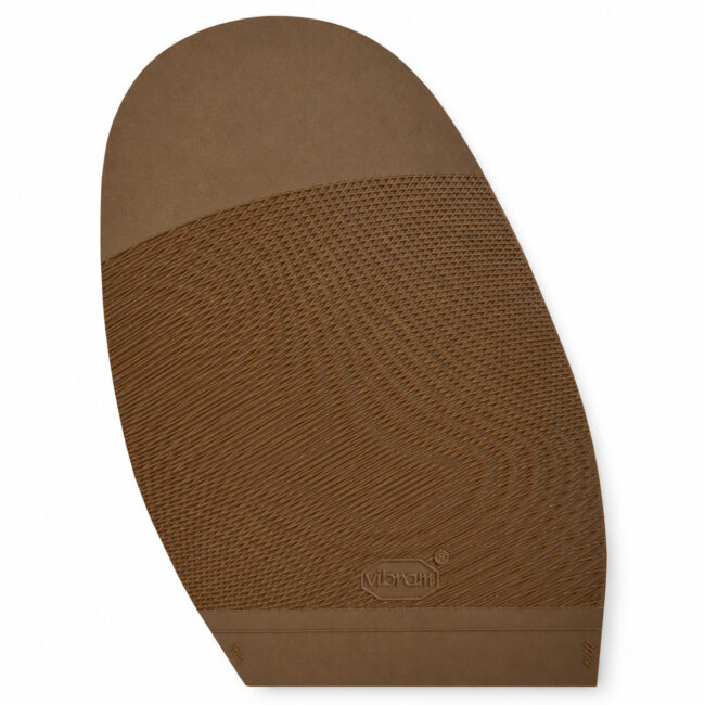 Braune Vibram Ariel Gummischutzsohle mit feinem Profil